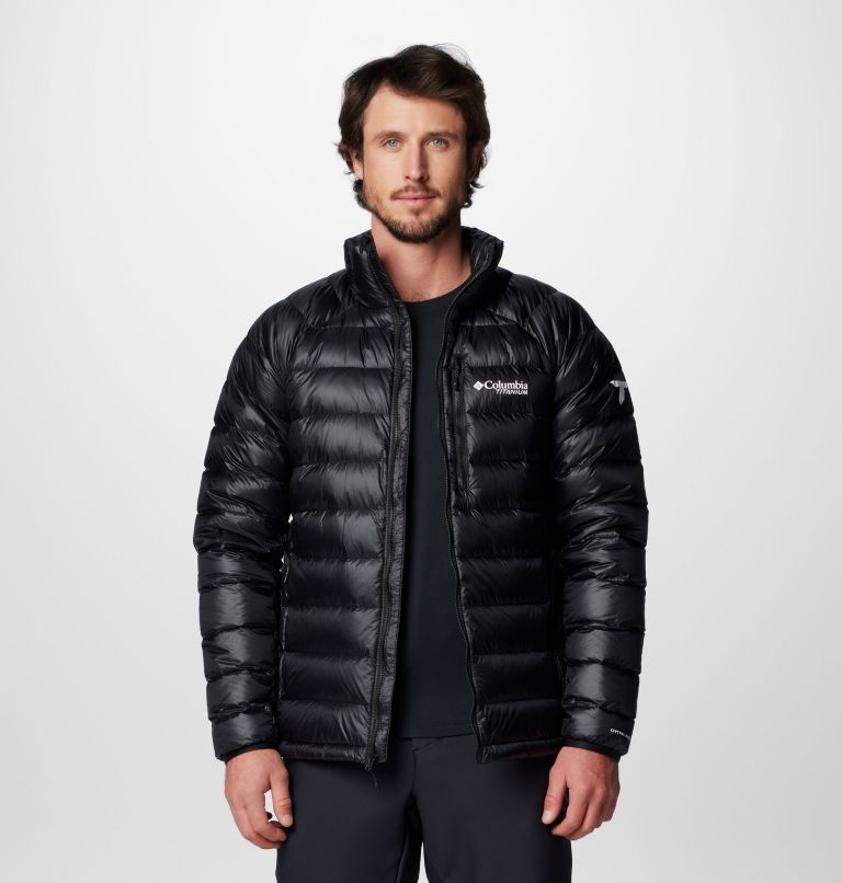 Men's Arctic Crest Down Jacket - Tall, Color: Black, image 11