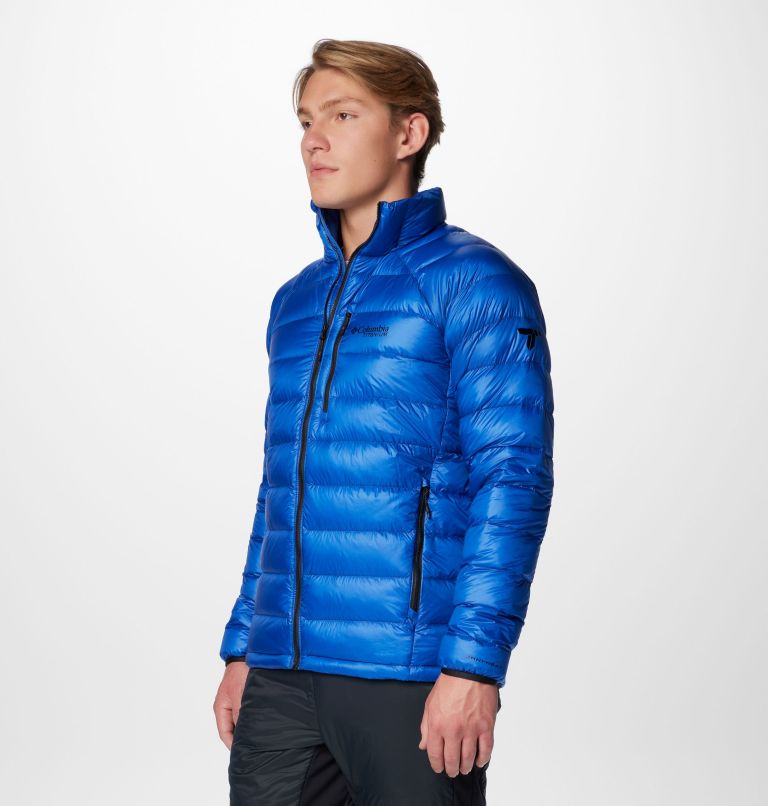 Men's Arctic Crest Down Jacket - Tall, Color: Mountain Blue, image 4