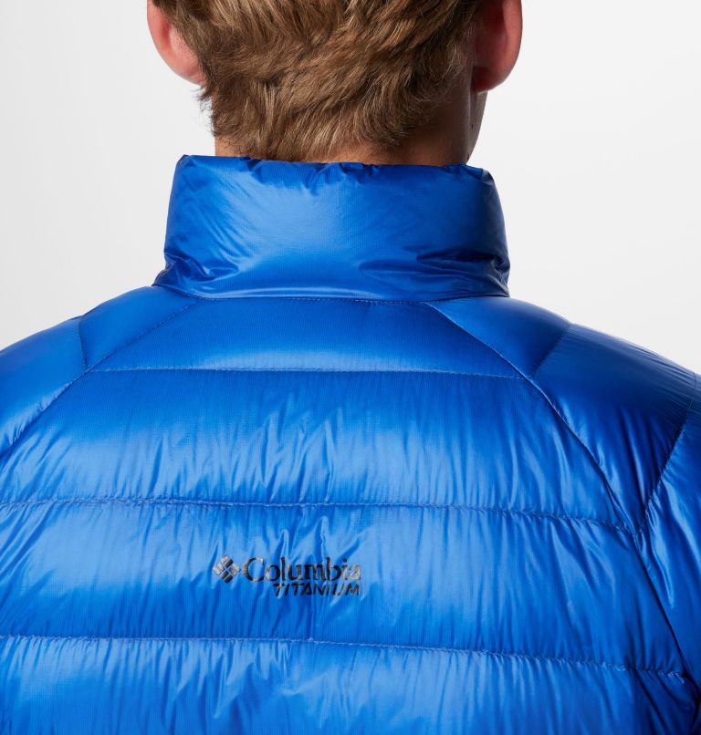 Men's Arctic Crest Down Jacket - Tall, Color: Mountain Blue, image 9