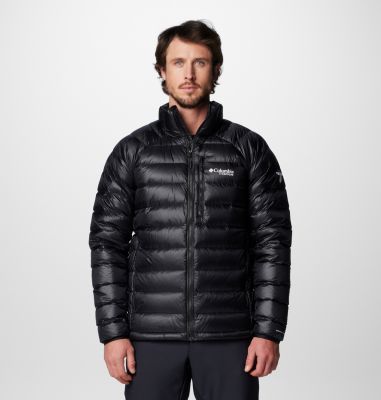 Men's Arctic Crest Packable Down Jacket, Color: Black, image 1