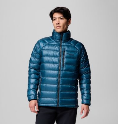 Men's Arctic Crest Packable Down Jacket, Color: Everblue, image 3