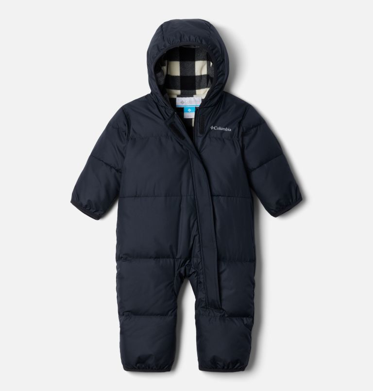 Infant Snuggly Bunny II Insulated Bunting, Color: Black, Chalk Check, image 1