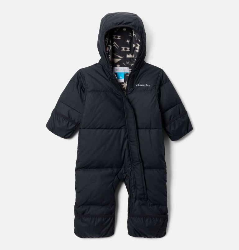 Infant Snuggly Bunny II Bunting, Color: Black, Shark Peaked Tonal, image 3