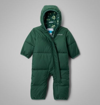 Infant Snuggly Bunny II Insulated Bunting, Color: Rain Forest, Rain Forest Peaked, image 1