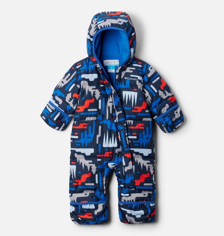 Infant Snuggly Bunny II Bunting, Color: Collegiate Navy Highland, Bright Indigo, image 3