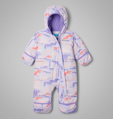 Infant Snuggly Bunny II Bunting, Color: Snowdrift Highland, Paisley Purple, image 6