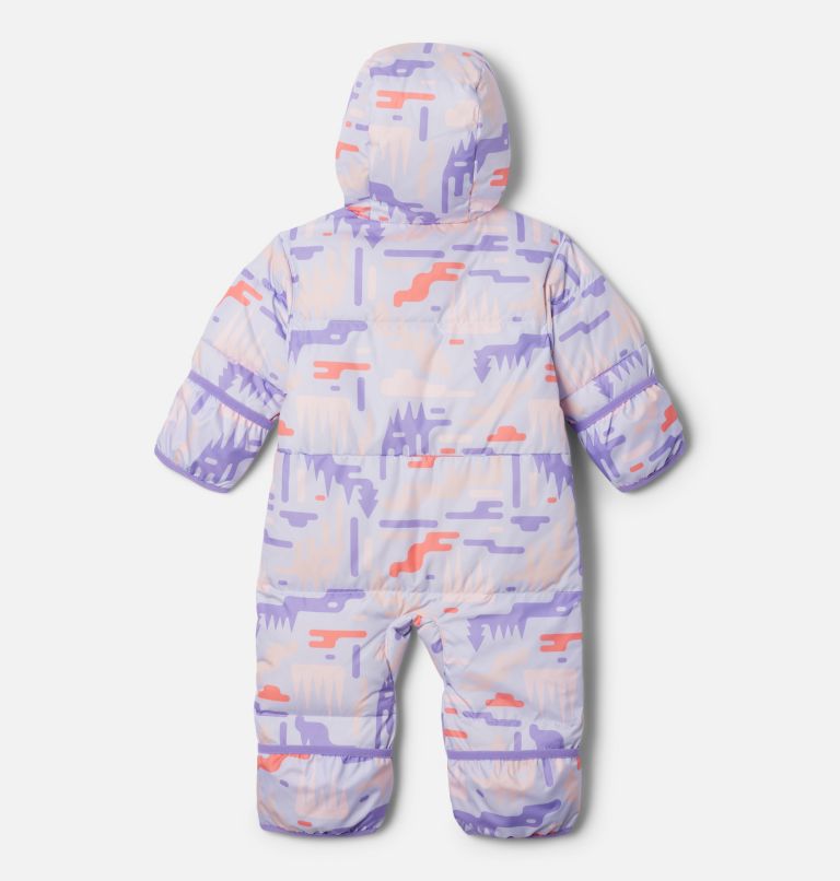 Infant Snuggly Bunny II Insulated Bunting, Color: Snowdrift Highland, Paisley Purple, image 2