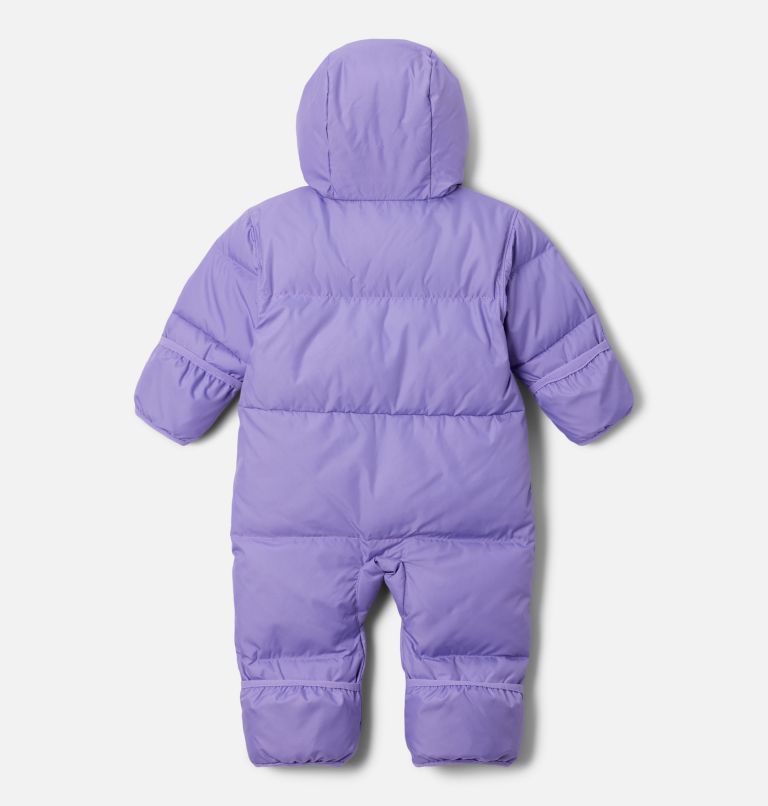 Infant Snuggly Bunny II Insulated Bunting, Color: Paisley Purple, Snowdrift Check, image 2