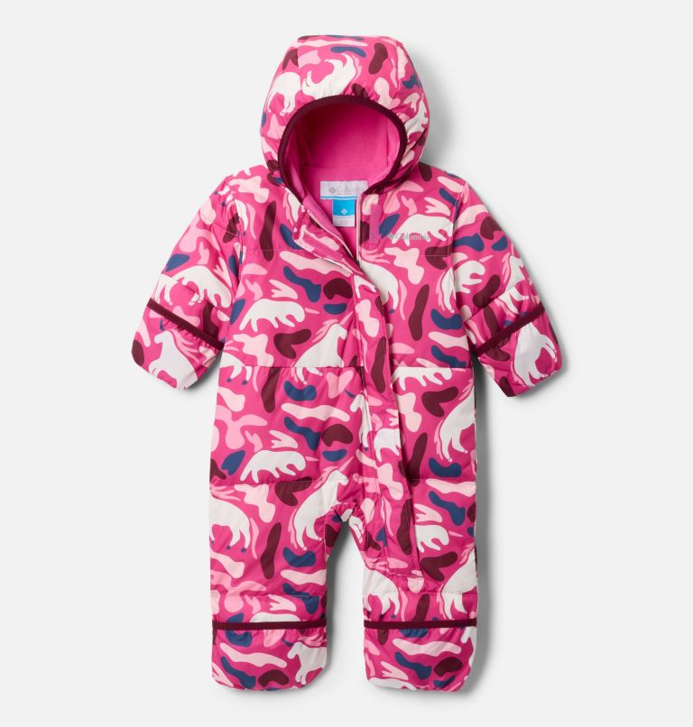 Infant Snuggly Bunny II Bunting, Color: Pink Ice Uniflauge, Satin Pink, image 3