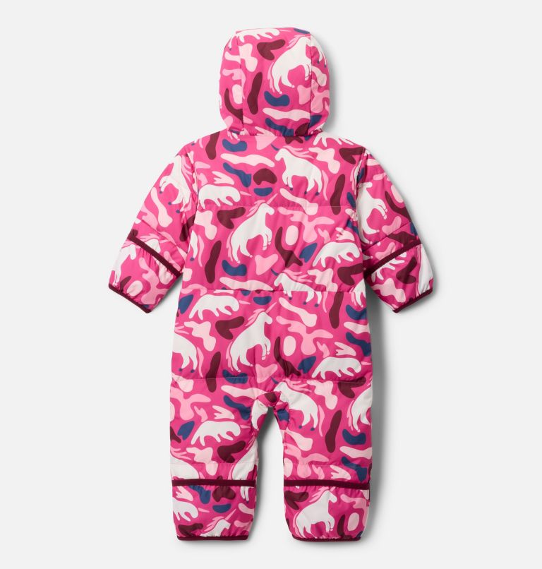 Infant Snuggly Bunny II Bunting, Color: Pink Ice Uniflauge, Satin Pink, image 2