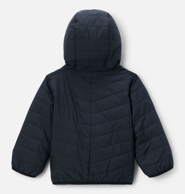Toddler Double Trouble II Jacket, Color: Black, Chalk Check, image 2