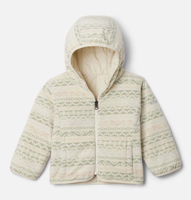 Toddler Double Trouble II Jacket, Color: Chalk, Ancient Fossil Madras, image 3