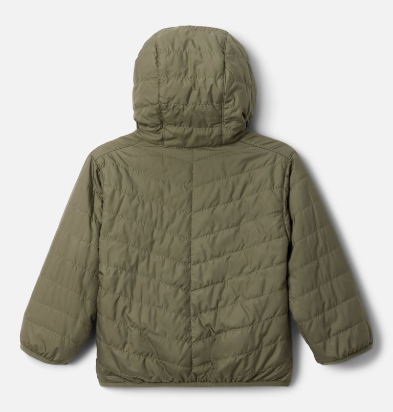 Toddler Double Trouble II Jacket, Color: Stone Green, Safari Check, image 2