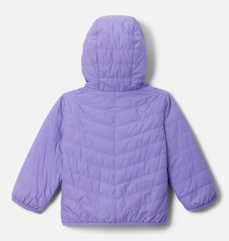 Toddler Double Trouble II Jacket, Color: Paisley Purple, Snowdrift Check, image 3