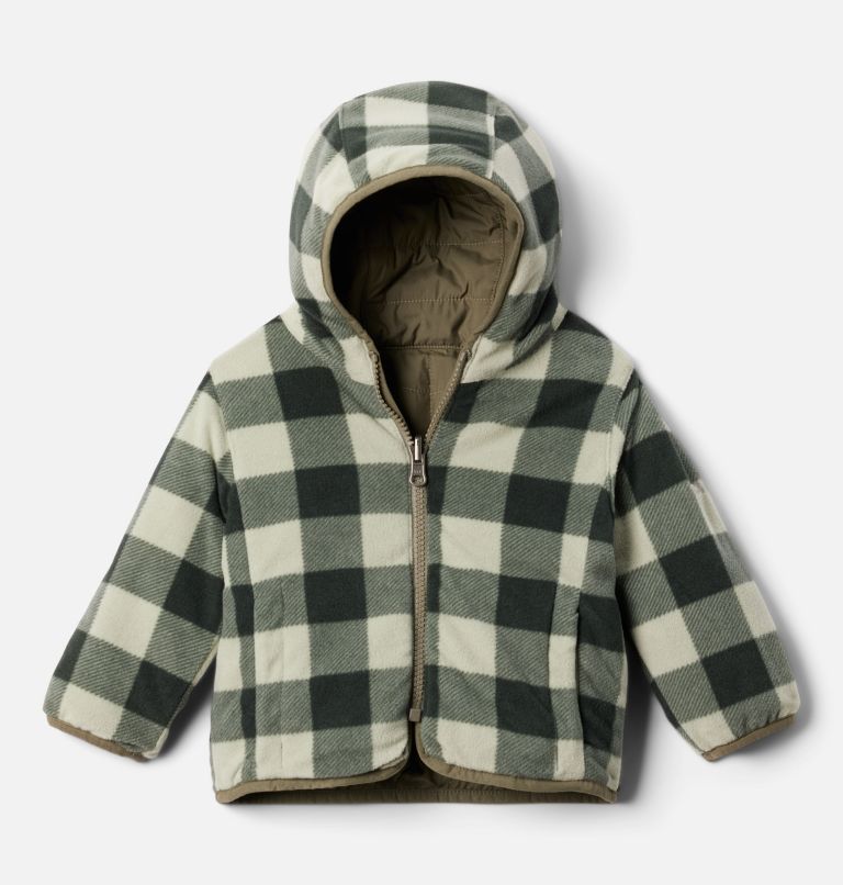 Infant Double Trouble II Jacket, Color: Stone Green, Safari Check, image 3