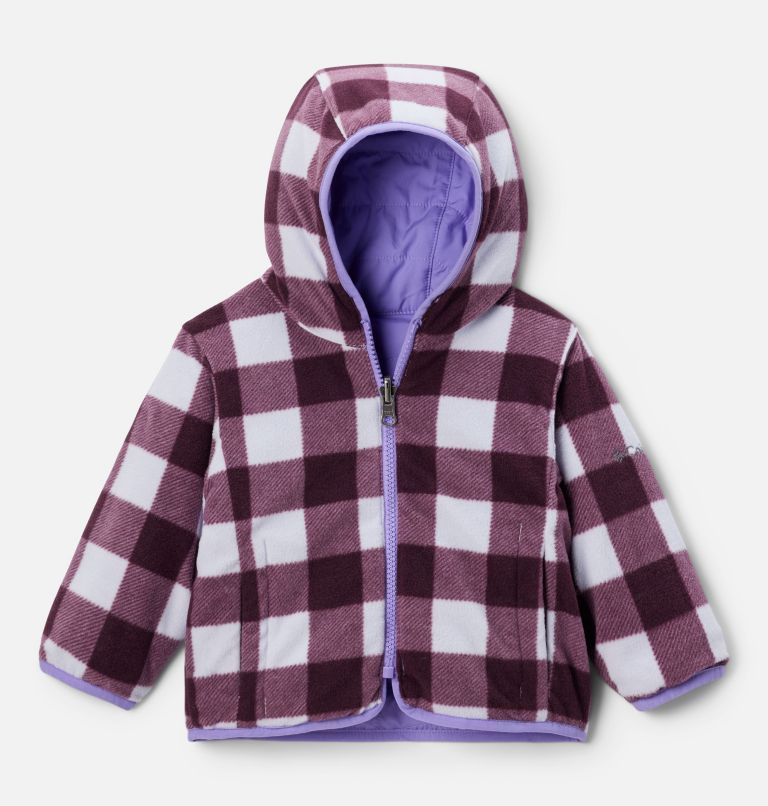 Infant Double Trouble II Jacket, Color: Paisley Purple, Snowdrift Check, image 3