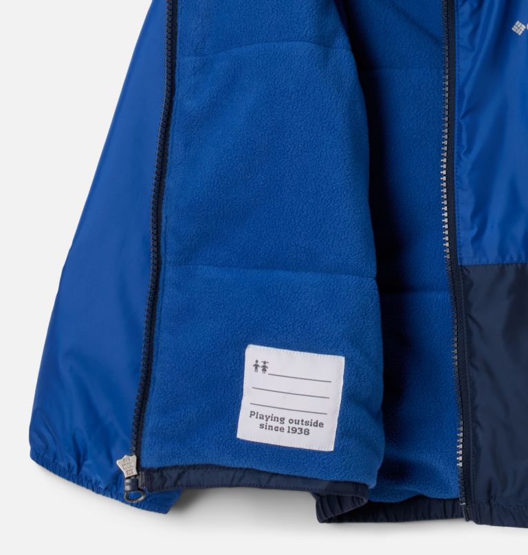 Toddler Kitterwibbit III Jacket, Color: Mountain Blue, Collegiate Navy, image 3
