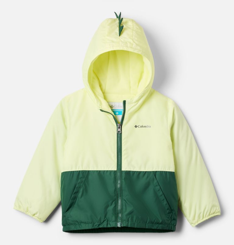 Toddler Kitterwibbit III Jacket, Color: Citron Haze, Rain Forest, image 1