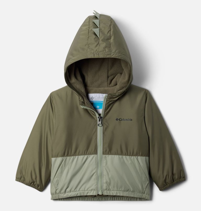Infant Kitterwibbit III Jacket, Color: Stone Green, Safari, image 1