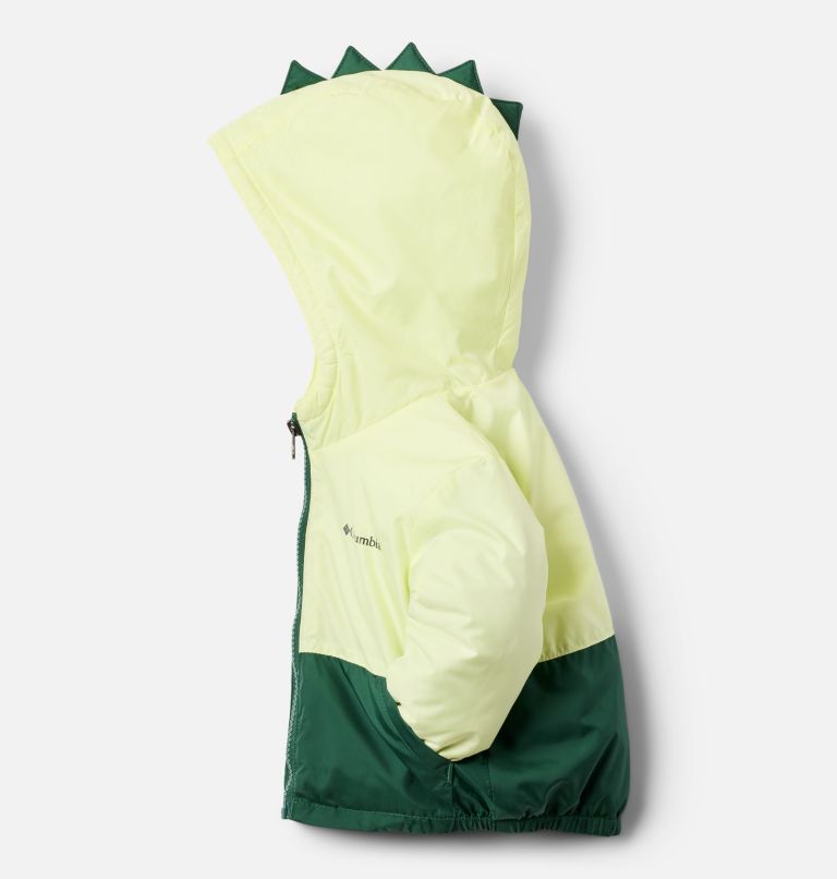 Infant Kitterwibbit III Jacket, Color: Citron Haze, Rain Forest, image 3