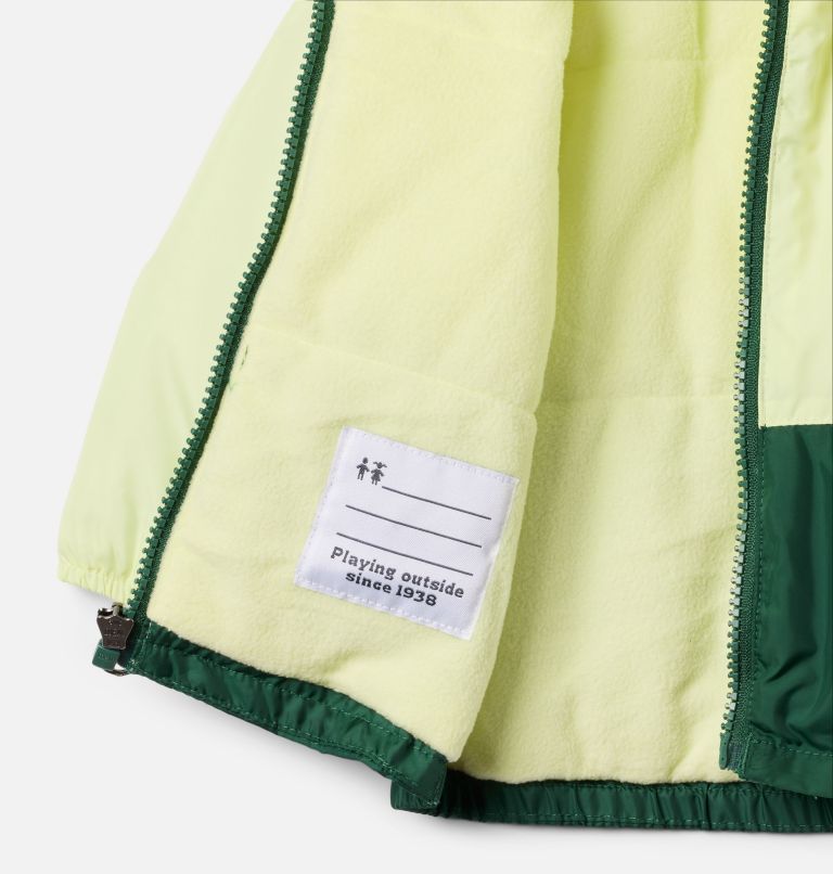Infant Kitterwibbit III Jacket, Color: Citron Haze, Rain Forest, image 4