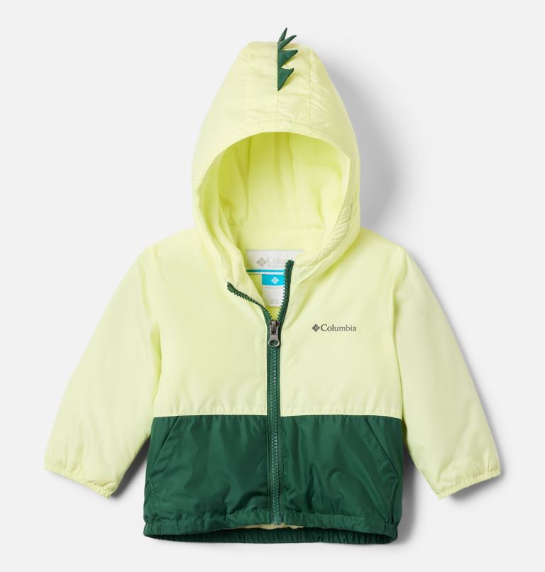 Infant Kitterwibbit III Jacket, Color: Citron Haze, Rain Forest, image 1