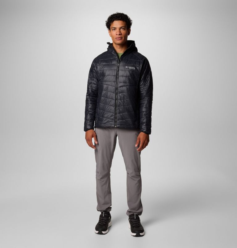 Men's Platinum Peak II Hooded Insulated Jacket, Color: Black, image 3