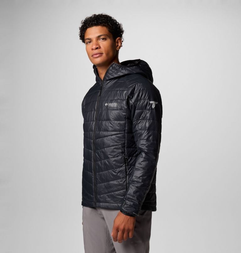 Men's Platinum Peak II Hooded Insulated Jacket, Color: Black, image 4
