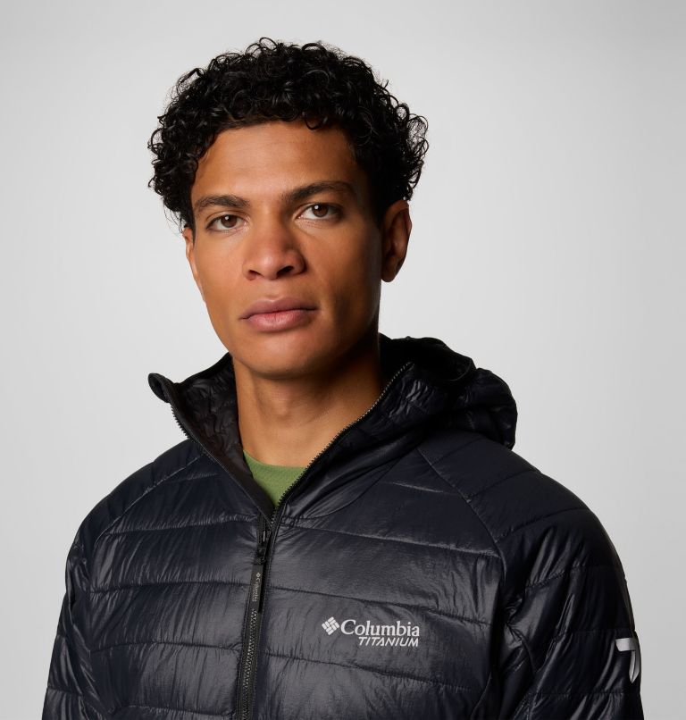 Men's Platinum Peak II Hooded Insulated Jacket, Color: Black, image 5