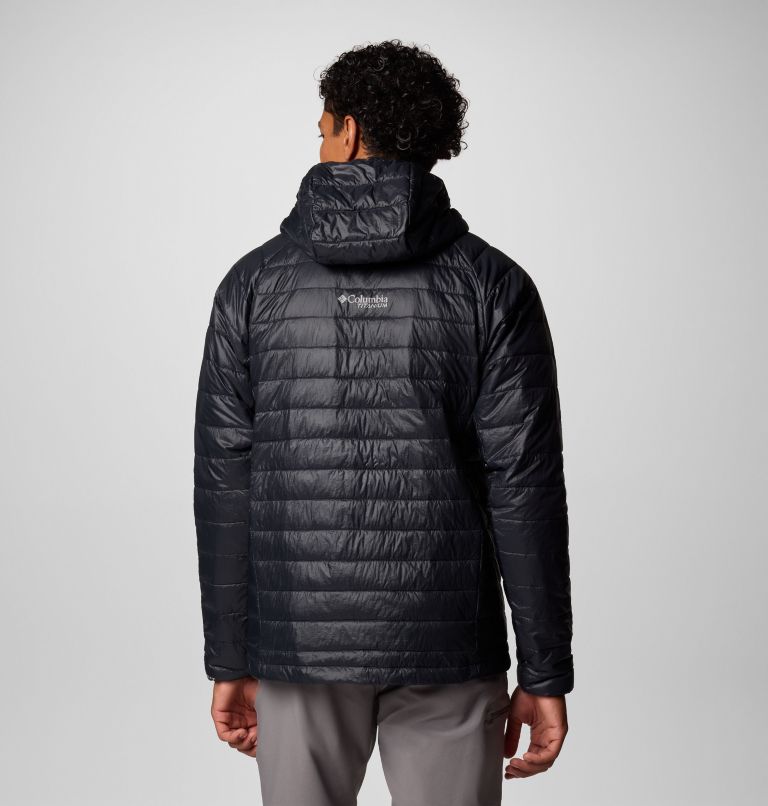 Men's Platinum Peak II Hooded Insulated Jacket, Color: Black, image 2