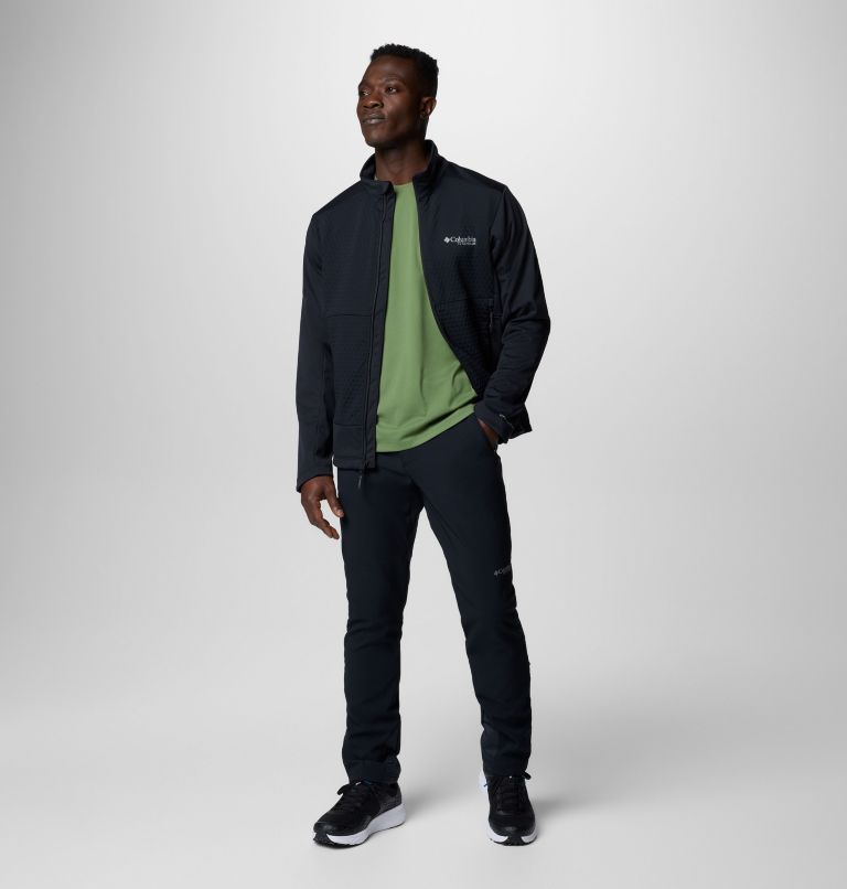 Men's Hidden River II Softshell Jacket, Color: Black, image 3