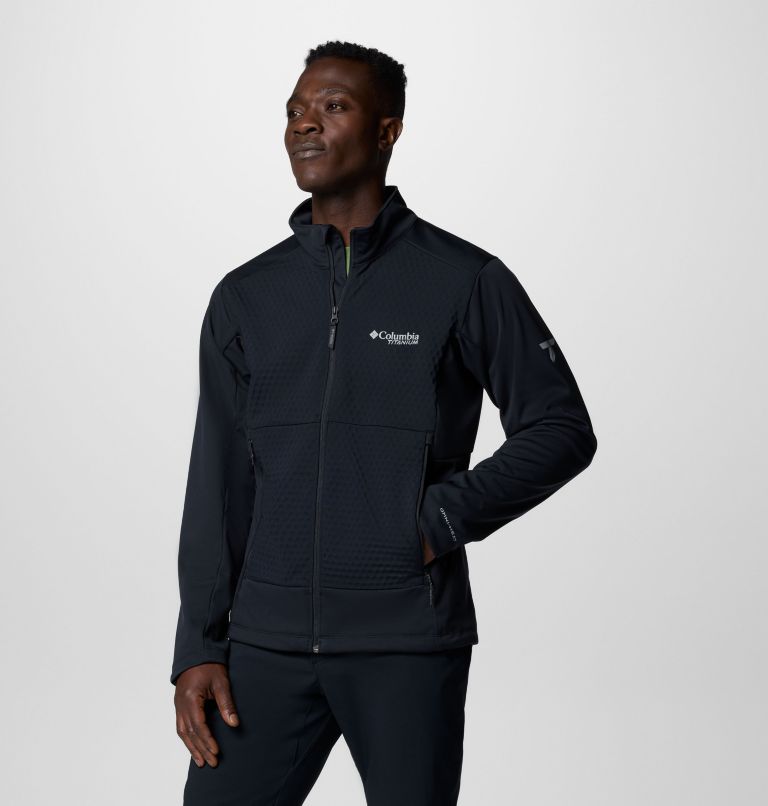 Men's Hidden River II Softshell Jacket, Color: Black, image 4