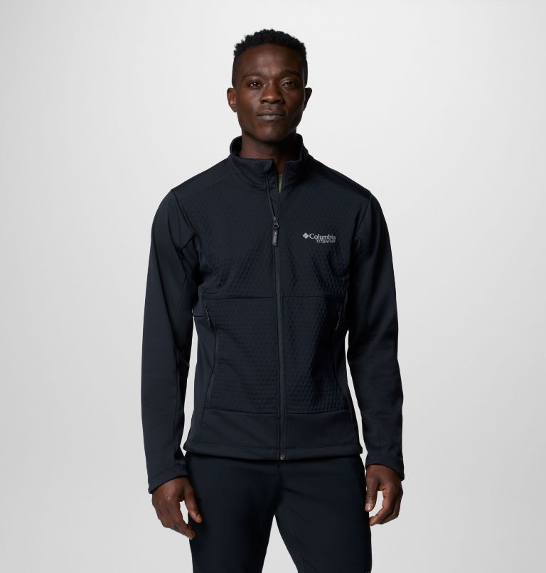 Men's Hidden River II Softshell Jacket, Color: Black, image 1