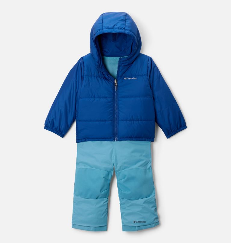 Toddler Double Flake II Set, Color: Vintage Blue, Mountain Blue, image 3