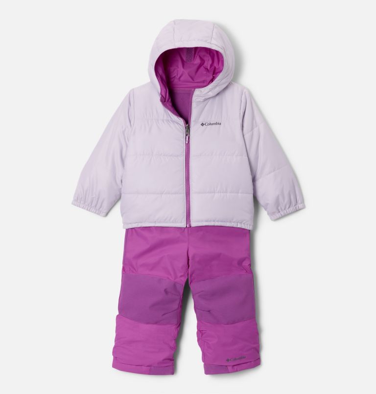 Toddler Double Flake II Set, Color: Lavender Pearl, Razzle, image 3