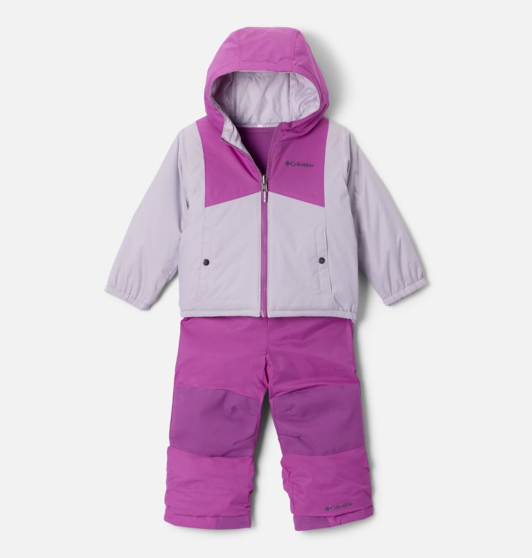 Toddler Double Flake II Set, Color: Lavender Pearl, Razzle, image 1