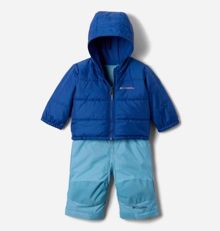 Infant Double Flake II Set, Color: Vintage Blue, Mountain Blue, image 3