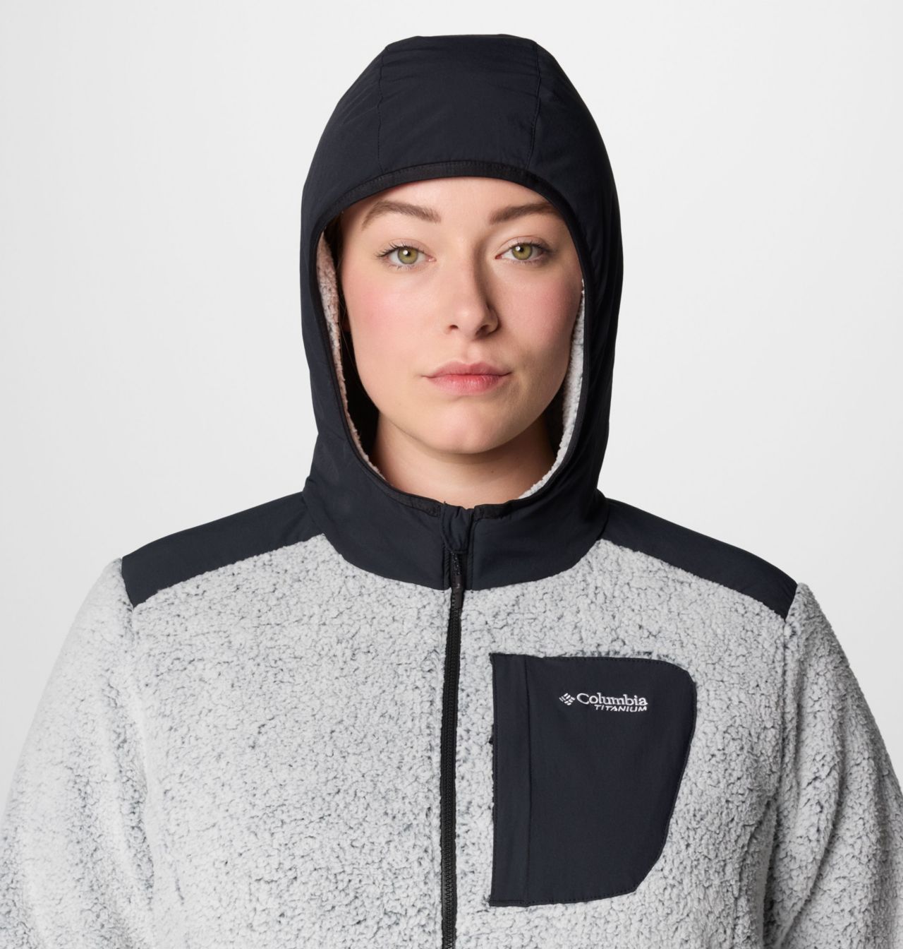 Women's Arctic Crest™ Sherpa Full Zip Fleece Jacket - Plus Size 5