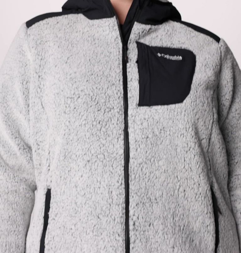 Women's Arctic Crest Sherpa Full Zip Fleece Jacket - Plus Size, Color: White, Black