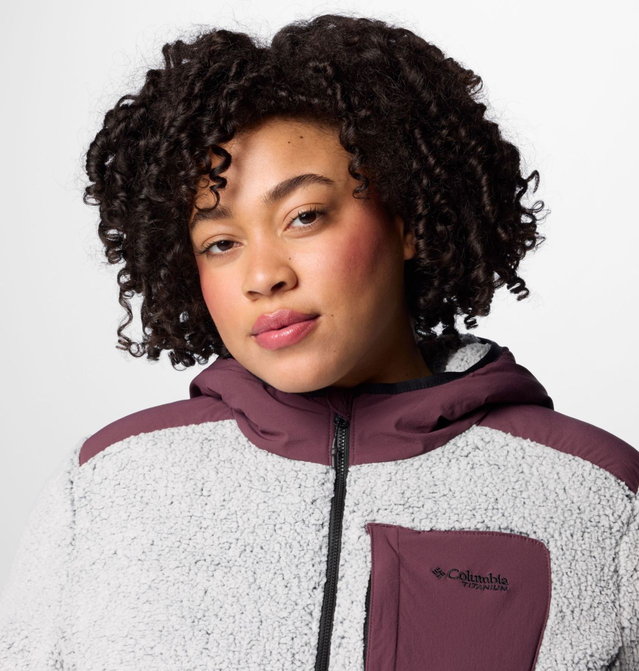 Women's Arctic Crest™ Sherpa Full Zip Fleece Jacket - Plus Size 5