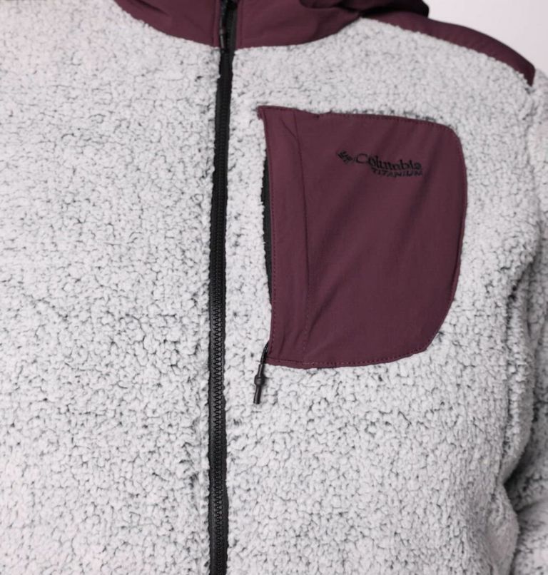 Women's Arctic Crest Sherpa Full Zip Fleece Jacket - Plus Size, Color: Moonvista, White