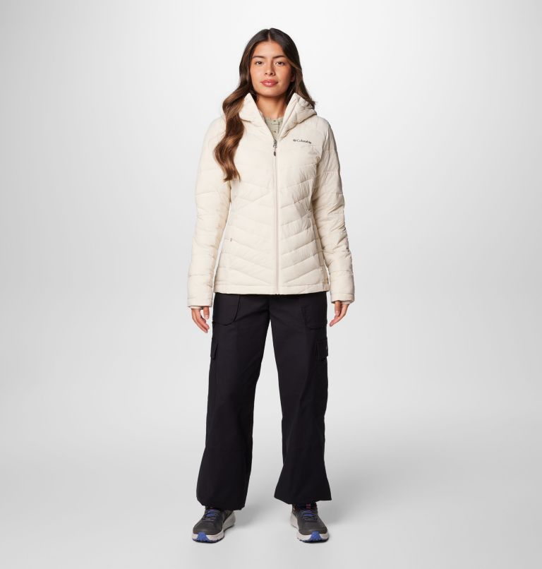 Women's Joy Peak II Hooded Insulated Jacket, Color: Dark Stone, image 3