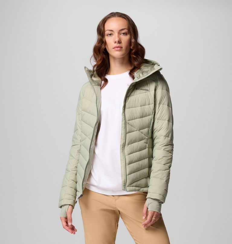 Women's Joy Peak II Hooded Jacket, Color: Safari, image 5