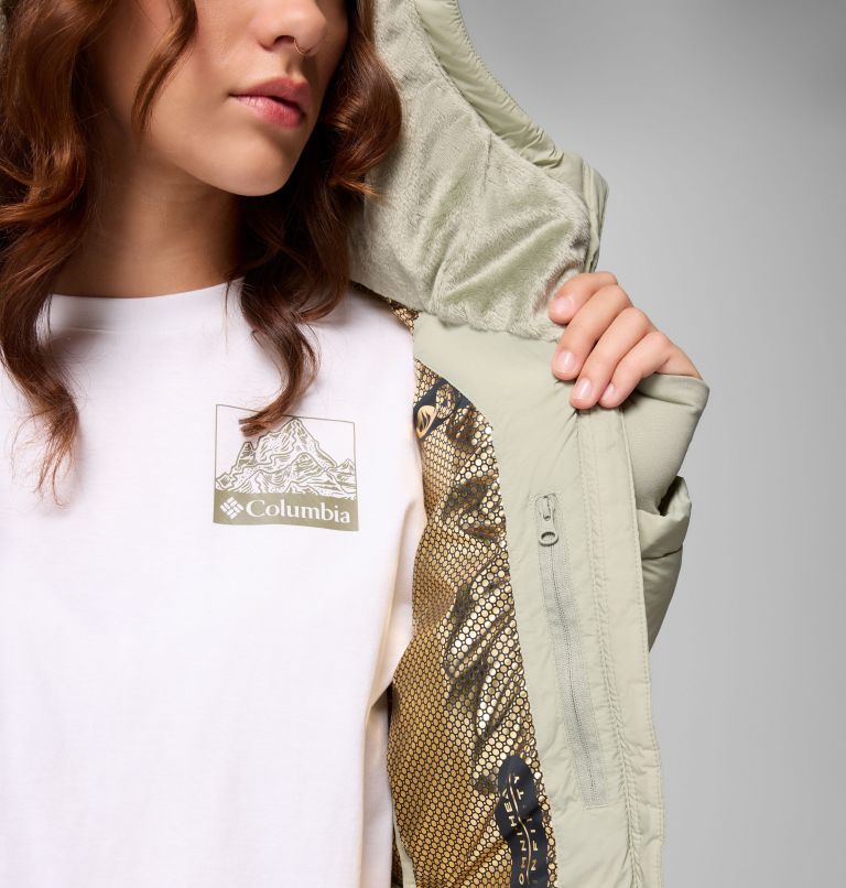 Women's Joy Peak II Hooded Jacket, Color: Safari, image 6
