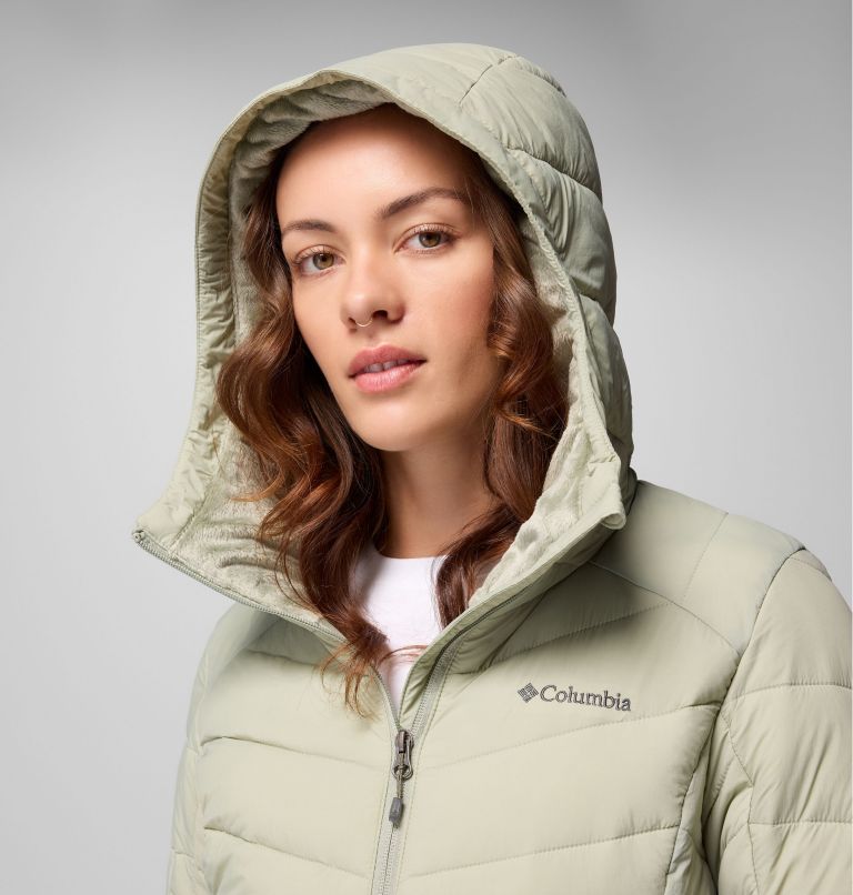 Women's Joy Peak II Hooded Jacket, Color: Safari, image 7