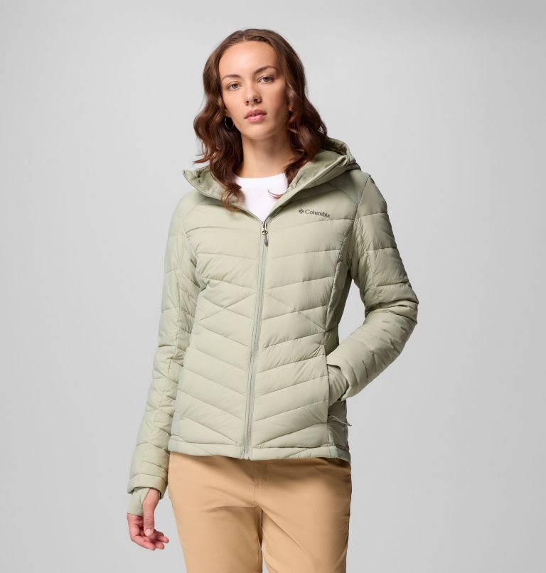 Women's Joy Peak II Hooded Jacket, Color: Safari, image 1