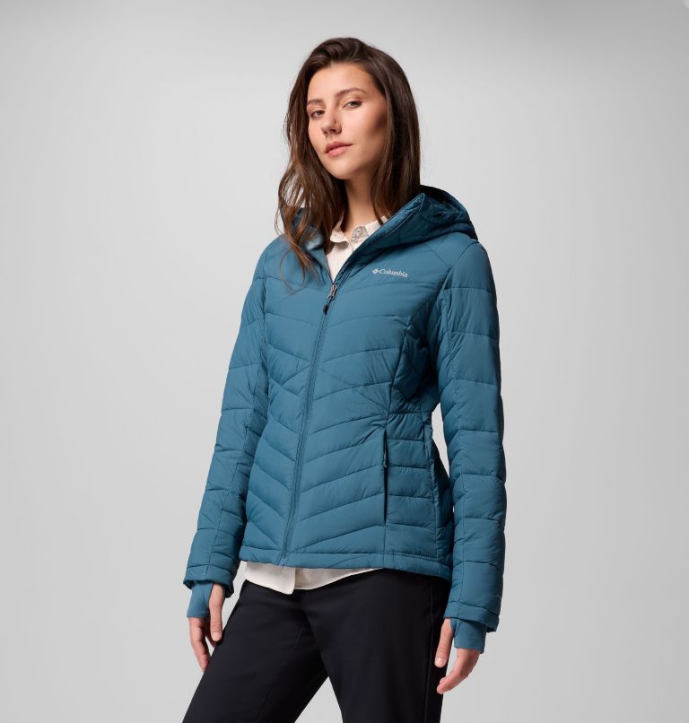 Women's Joy Peak II Hooded Jacket, Color: Everblue, image 4