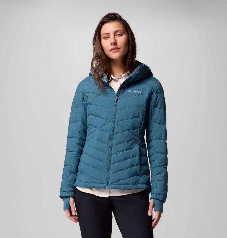 Women's Joy Peak II Hooded Jacket, Color: Everblue, image 1