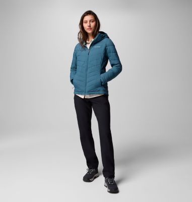 Women's Joy Peak II Hooded Jacket, Color: Everblue, image 2