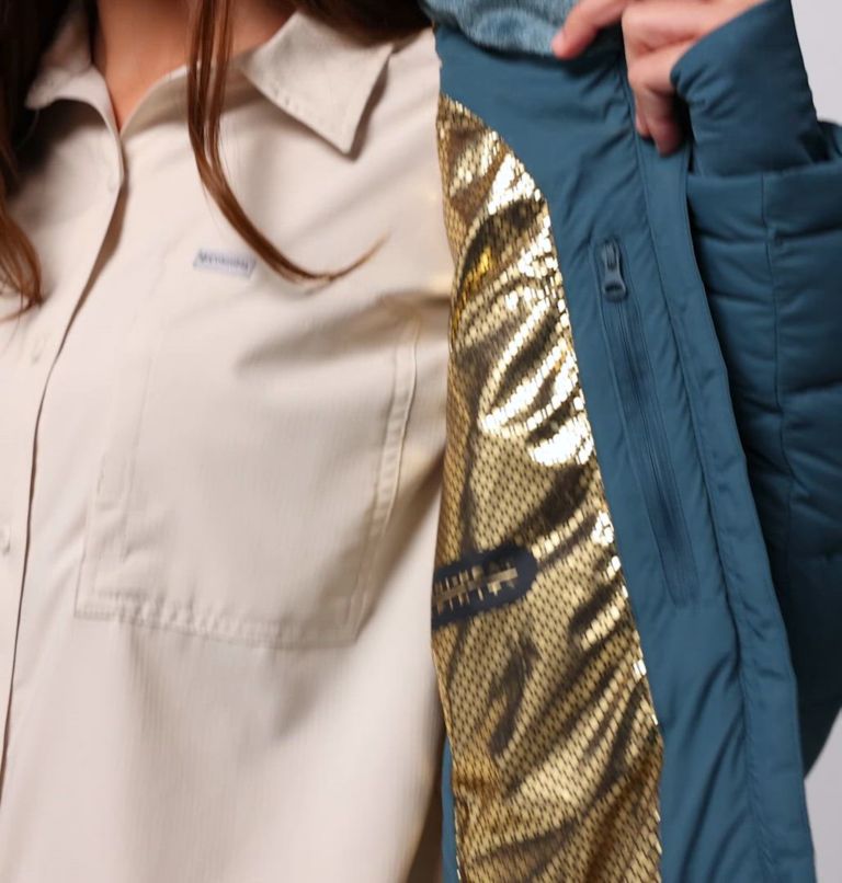 Women's Joy Peak II Hooded Jacket, Color: Everblue